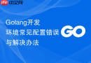 Golang开发环境常见配置错误与解决办法