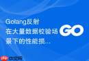 golang反射在大量数据校验场景下的性能损耗
