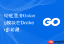 彻底厘清Golang模块在Docker多阶段编译中的体积优化