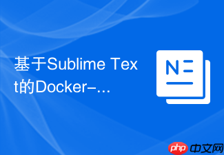 基于sublime text的docker-linter合规扫描
