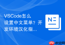 VSCode怎么设置中文菜单？开发环境汉化指南