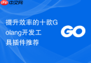 提升效率的十款golang开发工具插件推荐