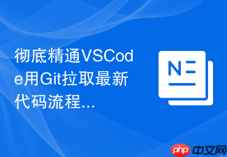 彻底精通vscode用git拉取最新代码流程