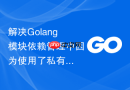 解决Golang模块依赖管理中因为使用了私有SSH端口导致的拉取不畅