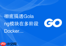 彻底搞透Golang模块在多阶段Docker构建中的缓存失效规律