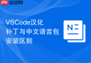 vscode汉化补丁与中文语言包安装区别
