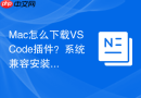 Mac怎么下载VSCode插件？系统兼容安装方法