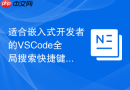 适合嵌入式开发者的vscode全局搜索快捷键技巧