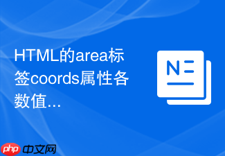 html的area标签coords属性各数值代表含义