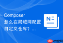 Composer怎么在局域网配置自定义仓库？离线开发环境搭建