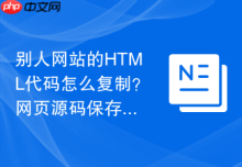 别人网站的HTML代码怎么复制？网页源码保存与提取步骤