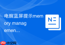 电脑蓝屏提示memory management？内存条清理与金手指擦拭步骤