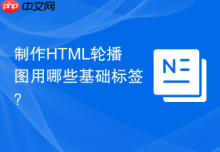 制作HTML轮播图用哪些基础标签？