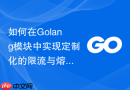 如何在Golang模块中实现定制化的限流与熔断降级