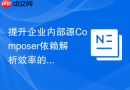 提升企业内部源Composer依赖解析效率的方案