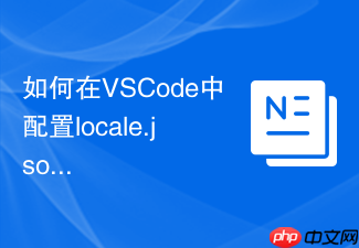 如何在vscode中配置locale.json后正确重启编辑器