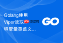 Golang使用Viper读取环境变量覆盖文件配置与语言学习工程实践