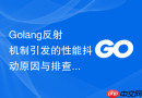 Golang反射机制引发的性能抖动原因与排查技巧