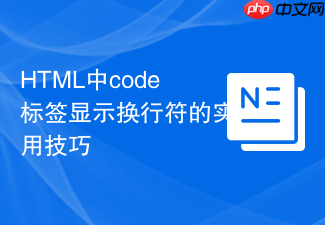 html中code标签显示换行符的实用技巧