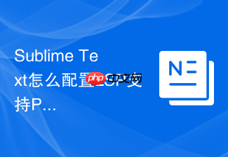 sublime text怎么配置lsp支持python?实用后端开发配置指南