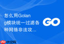 怎么用golang模块统一过滤各种网络非法攻击