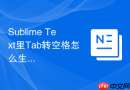 Sublime Text里Tab转空格怎么生效？常见问题排查与设置
