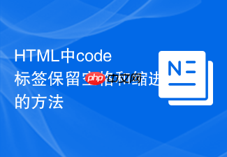 html中code标签保留空格和缩进的方法