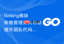 golang模块依赖管理如何帮助提升团队代码交付质量