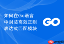 如何在go语言中封装高效正则表达式匹配模块