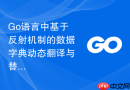 Go语言中基于反射机制的数据字典动态翻译与替换