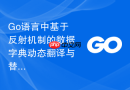 go语言中基于反射机制的数据字典动态翻译与替换