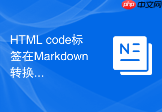 html code标签在markdown转换中的应用实例