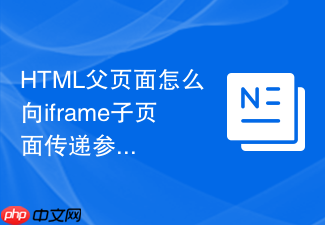 html父页面怎么向iframe子页面传递参数