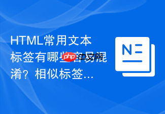 html常用文本标签有哪些容易混淆?相似标签对比解析
