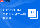 如何评估HTML页面的安全性与漏洞风险