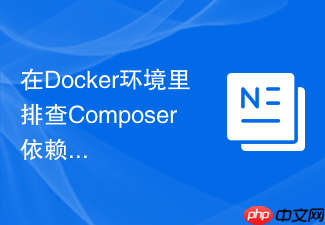 在docker环境里排查composer依赖冲突的步骤