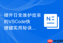 提升日常维护效率的vscode快捷键实用秘诀