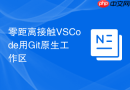 零距离接触VSCode用Git原生工作区