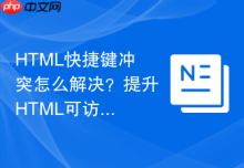 HTML快捷键冲突怎么解决？提升HTML可访问性体验