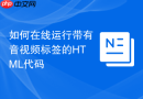 如何在线运行带有音视频标签的html代码