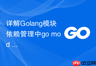 详解golang模块依赖管理中go mod graph命令的妙用