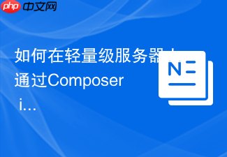如何在轻量级服务器上通过composer install命令减少内存占用