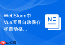 webstorm中vue项目自动保存和自动格式化的设置