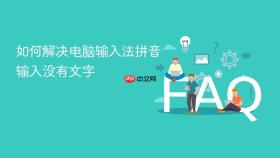 如何解决电脑输入法拼音输入没有文字
