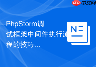 phpstorm调试框架中间件执行流程的技巧