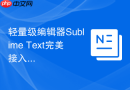 轻量级编辑器Sublime Text完美接入LSP配置全纪录