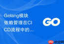 golang模块依赖管理在ci cd流程中的最佳集成方式