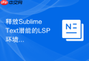 释放Sublime Text潜能的LSP环境配置终极教程