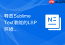 释放sublime text潜能的lsp环境配置终极教程