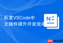 配置VSCode中文插件提升开发效率